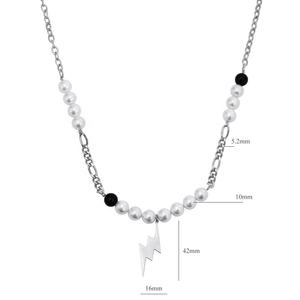 Accessoires de Bijoux Breloques Scintillantes avec Perles, Colliers Pendentifs en Acier Inoxydable, Joyería de Acero Inoxidable - Product Image 1