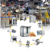 Équipement de boulangerie commerciale Ensemble complet de fabrication de baguettes Machine industrielle de fabrication de pain Ligne de production de boulangerie