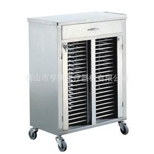 Chariot d'hôpital en acier inoxydable Henry avec 1 tiroir et serrure HR-782 pour usage médical - Product Image 1