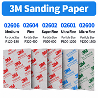 Spons Amplas Softback 3M Asli Original 02600 02601 02602 02604 02606 Bantalan Abrasif Otomotif untuk Pengamplasan Basah dan Kering