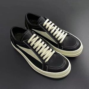 Scarpe Casual da Uomo in Vera Pelle Trendy 2025 RO con Suola Spessa e Lacci, <span class=keywords><strong>Sneakers</strong></span> Traspiranti Nuova Collezione Primavera per Ragazzi Inverno - Product Image 6