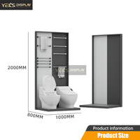 Support de table personnalisable pour présentoir de lavabo et robinet de salle de bain, présentoirs pour articles sanitaires, présentoir pour toilettes