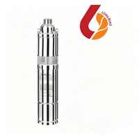 Pompe submersible à vis en acier inoxydable de 4 pouces à haute pression, pompe verticale pour puits profond, pour l'alimentation en eau potable domestique