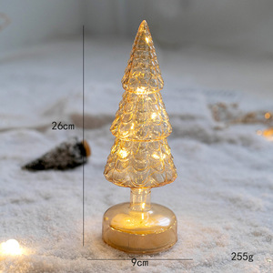 Luz nocturna luminosa Arreglo Ins Vidrio decorativo Árbol <span class=keywords><strong>de</strong></span> Navidad Adornos <span class=keywords><strong>de</strong></span> escritorio para <span class=keywords><strong>el</strong></span> hogar Estatuilla <span class=keywords><strong>de</strong></span> Navidad y juguetes Ideas <span class=keywords><strong>de</strong></span> regalo - Product Image 6