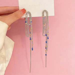 Pendientes Largos <span class=keywords><strong>de</strong></span> Lujo para Mujer, Lote Mixto al por Mayor, Económicos - Product Image 4