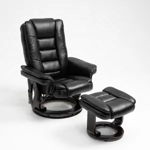 발판이있는 현대적인 디자인 직접 인체 공학적 안락 의자 싱글 안락 의자