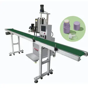 Automatic single-head constant temperature heating paste filling machine wax lip balm filling machine with stirring
