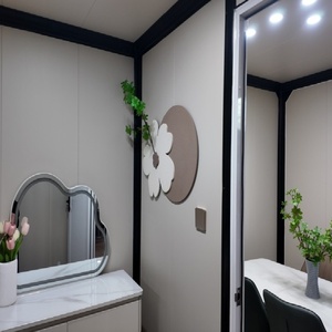 Maison modulaire Cabine Apple 20 pieds 40 pieds Structure de maison Camping en plein air Bureau à domicile Conteneur Pack plat Maisons Cabine Apple pour la <span class=keywords><strong>France</strong></span> - Product Image 5