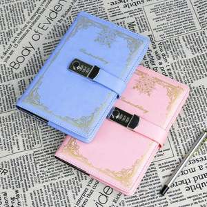 Agenda de Cuero Marrón Retro A5 con Logotipo Personalizado, Planificador, Organizador de Presupuesto, Diario, Cuaderno con Anillas y Candado Codificado - Product Image 4