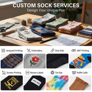 Scarpe Calzino Personalizzate per Neonati, Scarpe da Passeggio per Bambini, Pantofole Antiscivolo per Neonati con Suola Morbida <span class=keywords><strong>in</strong></span> <span class=keywords><strong>Gomma</strong></span>, Sneakers per Bambini e Bambine - Product Image 5