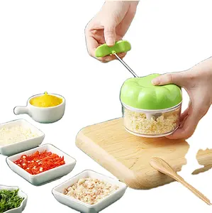 LTK1092 Mini Pull Food Chopper Manueller Fleischwolf Multifunktion aler hand gezogener Gemüses ch neider