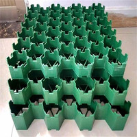 Grille de pavage en plastique pour stabiliser l'herbe sur l'allée pour gravier