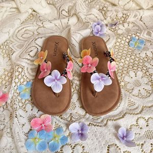 Sandalias de Plataforma con Pedrería para Mujer, Estilo Verano, Nuevas, con Tacón de Cuña, Antideslizantes, para Playa - Product Image 1