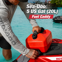 Caddie à carburant portable Sea-Doo 5 US Gal 20L d'origine, accessoire marin authentique pour jet ski, embarcation personnelle, PWC, tourisme