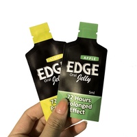 Sachets d'échantillons en aluminium en forme de bouteille, imprimés sur mesure, de qualité alimentaire, pour jus, boissons, gelée buvable, cosmétiques et emballages liquides