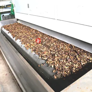 連続豆ナッツ乾燥機自動落花生ピーカンウォールナット乾燥機