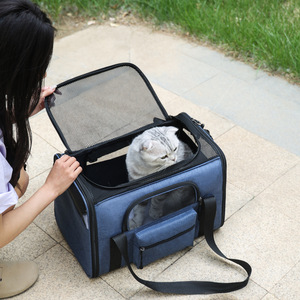 Transportín Portátil y Transpirable para Gatos, Azul, 8000ml, para Uso en Exteriores - Product Image 2