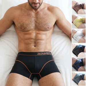 Échantillon Gratuit – Caleçons Boxers Respirants en Maille de Haute Qualité pour Hommes avec Pochette, 87% Nylon 13% Spandex - Product Image 3