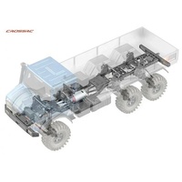 CROSSRC EMO XL3 Wild Elephant 1/8 Todoterreno 6WD 775 con Motor con y sin Escobillas RTR, Crawler RC Todoterreno 6X6, Camioneta a Control Remoto X6