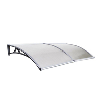Feuilles d'auvent en polycarbonate transparent de qualité supérieure-Légères, incassables, protection UV de l'auvent