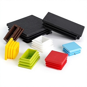 <span class=keywords><strong>Bouchon</strong></span> <span class=keywords><strong>carré</strong></span> multi-tailles en plastique antidérapant pour pieds de meubles, protection pour pieds de table et de chaise - Product Image 1