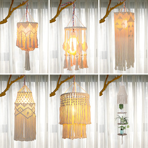 Dropshipping Lamp Shade Boho Hanging Pendant Light Cover Modern Bohemian Decor for Home Office - Product Image 3