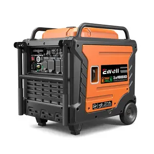 Ewell wholesale price high quality remote start gasoline lpg generator inverter dual fuel 9000w for home