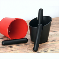 Boîte à café en ABS épaissi, durable, pour le retrait des résidus d'espresso, boîte de rangement pour les déchets de café pour les cafés