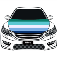 Housse de capot de voiture personnalisée arc-en-ciel (à sept rayures) pour homme gay, pliable, en polyester infroissable, anti-poussière et pare-soleil
