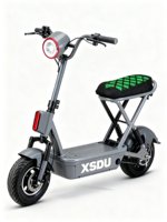 Vente directe d'usine, scooter électrique à 3 roues, vélo électrique, pneu à vide de 14 pouces, 2 places, batterie au lithium 48V 350W, vélo électrique de ville
