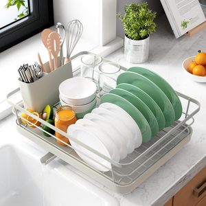 Toptan Paslanmaz Çelik Mutfak Kurutma Rafı Çatal Bıçaklık Dayanıklı Bulaşık Kurutma Rafı Mutfak Tezgahı İçin - Product Image 2