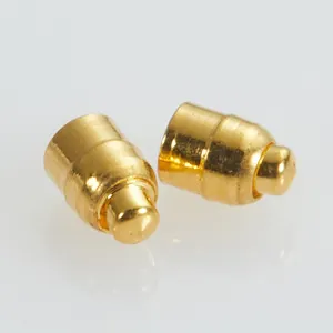 China Factory Customized Ultra Short Gold Plated Brass Single Pogo Pin For Medical Devices And Industrial Applications