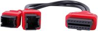 Cable Adaptador OBD2 de 16 Pines a 12 Pines + 8 Pines, Conector de Diagnóstico y Programación