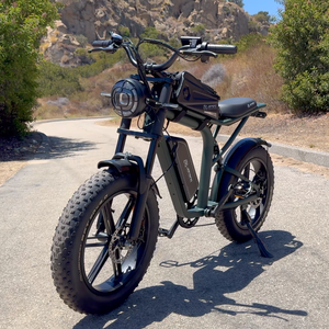 JANSNO Bicicleta Eléctrica X80 de Estilo Moderno, Neumáticos Gruesos de 20 Pulgadas, Entrega a Domicilio, 48V17AH, Bicicleta Eléctrica Urbana, Bicicleta Eléctrica de Montaña X80 - Product Image 2