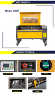 ActionLasers 9060 Macchina per Taglio e Incisione Laser CO2 per Acrilico, Plastica e Legno con Ruida LightBurn, Alta Velocità CNC, Standard CE