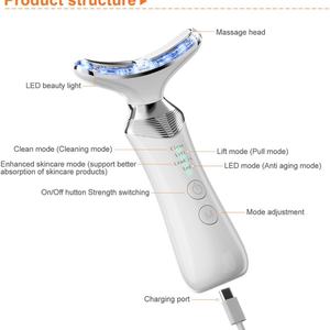 Appareil de beauté pour le cou à micro-courant, anti-âge, anti-rides, masseur facial, appareil de beauté pour le visage et le cou pour femmes et hommes - Product Image 4