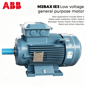 มอเตอร์ AC แบบอะซิงโครนัส 3 เฟส รุ่นใหม่ M2BAX IE3 ประสิทธิภาพสูง 380V มอเตอร์เหนี่ยวนำอุตสาหกรรม 50/60Hz มีสินค้าในสต็อก - Product Image 3