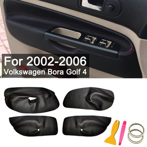 Kits de molduras para puertas Volkswagen de microfibra de cuero, 4 piezas, para Bora Golf 4 2002-2006 - Product Image 1