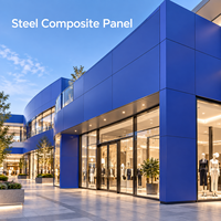 Panneau composite en acier de couleur argent clair sur mesure pour les panneaux muraux de réception de bureau