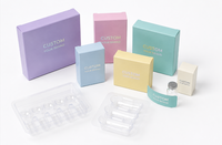 Caja de Cartón Reciclado Personalizada para Botellas de Spray Nasal, Portátil, con Etiquetas