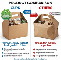 Boîte à gâteaux en papier kraft personnalisée avec logo d'usine, écologique, biodégradable, taille personnalisée, boîte à sushi, boîte à friandises pour fête