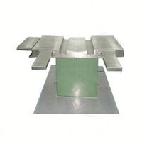 SY-W013 Table d'opération multifonctionnelle en acier inoxydable pour grands animaux Table d'opération vétérinaire pour chevaux et vaches