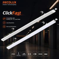 Solusi Pencahayaan Retrofit LED ClickFast untuk Sistem Trunking T8 T5 200LM/W Produsen OEM ODM Garansi 5 Tahun CCT Dapat Diubah