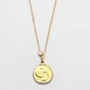 Collana con ciondolo Pesci 1,5 cm, catena in acciaio inossidabile placcato oro, gioiello classico da donna per tutti i giorni, idea regalo - Product Image 6