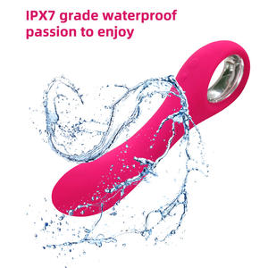 Vibrateur réaliste en silicone souple LOTUSIF, puissant masseur à insérer pour la stimulation du point G, du clitoris et anal, jouet sexuel - Product Image 3