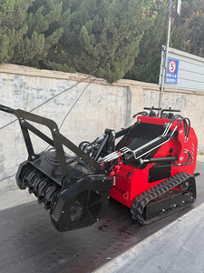 รถตักหน้าขนาดกะทัดรัด Derett V1000 มินิสกิดสเตียร์ รถตักตีนตะขาบ พร้อมเครื่องยนต์ดีเซล 25 แรงม้า ความสามารถในการลอยตัว HTS1000 - Product Image 4