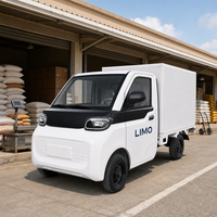 Nouveau véhicule utilitaire électrique mini-fourgonnette à deux portes avec caisse isotherme pour la livraison en supermarché et le transport express