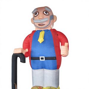 Ballon publicitaire gonflable Abraham des Pays-Bas en promotion avec impression numérique et pompe à air électrique, plus de 3,6 m de haut - Product Image 1