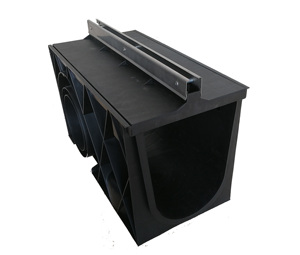 รางระบายน้ำพลาสติกสำเร็จรูปทรงตัวยูพร้อมฝาปิดแบบเปลี่ยนได้ - Product Image 2