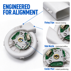 อะไหล่พัดลมเป่าลมแท้ ชิ้นส่วนมอเตอร์พัดลม โมดูลมอเตอร์พัดลม อะไหล่เครื่องดูดฝุ่นหุ่นยนต์ สำหรับ Xiaomi s10 - Product Image 4